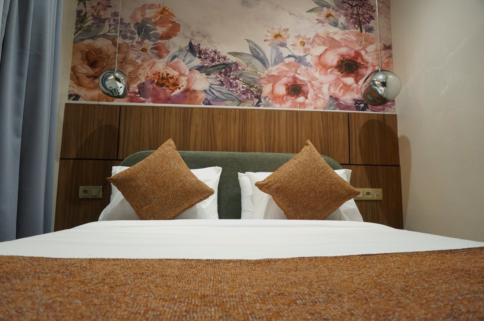 Chambre single confortable à l'Hotel Blue Pearl