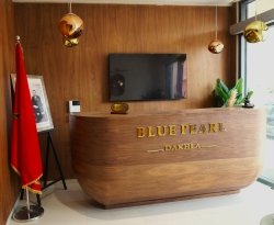 Réception chaleureuse de l'Hotel Blue Pearl